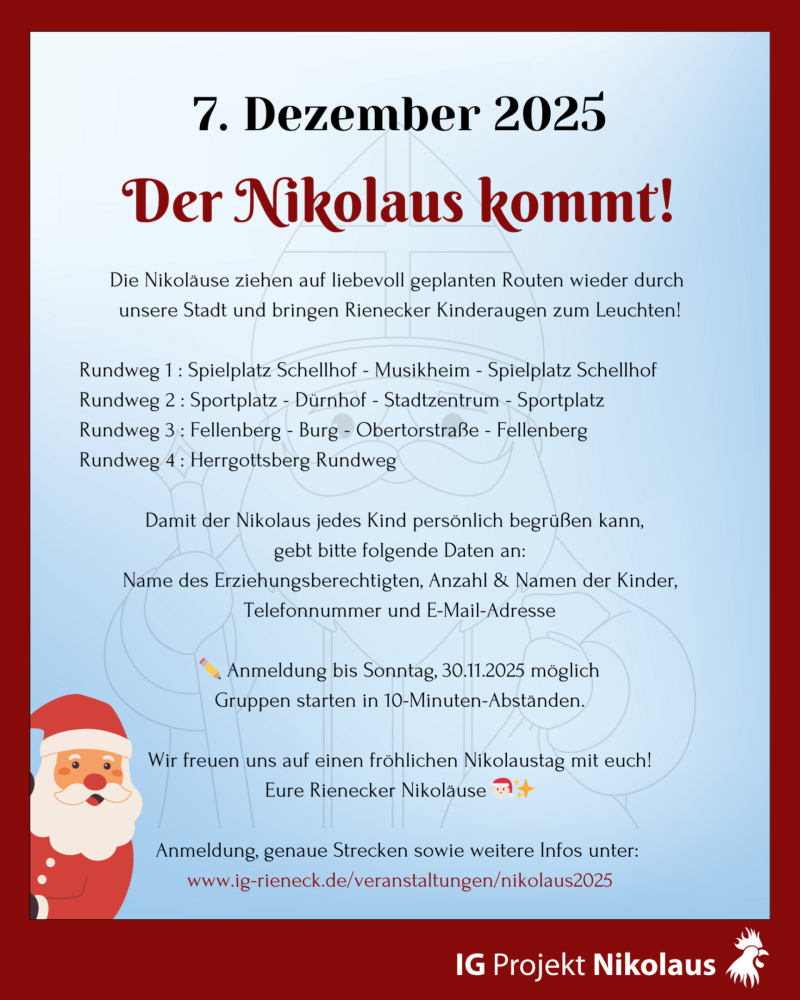 Plakat Nikolaus